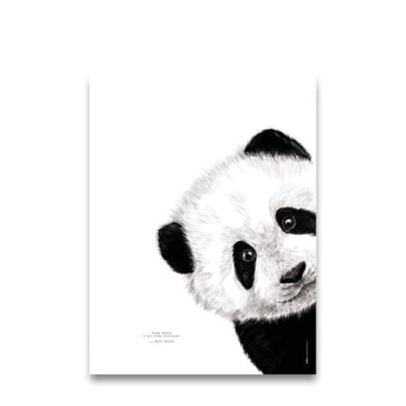 Affiche pensée Positive "Le panda"