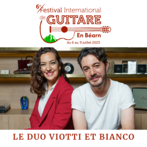 LE DUO VIOTTI ET BIANCO Concert Festival de Guitare de Lahontan